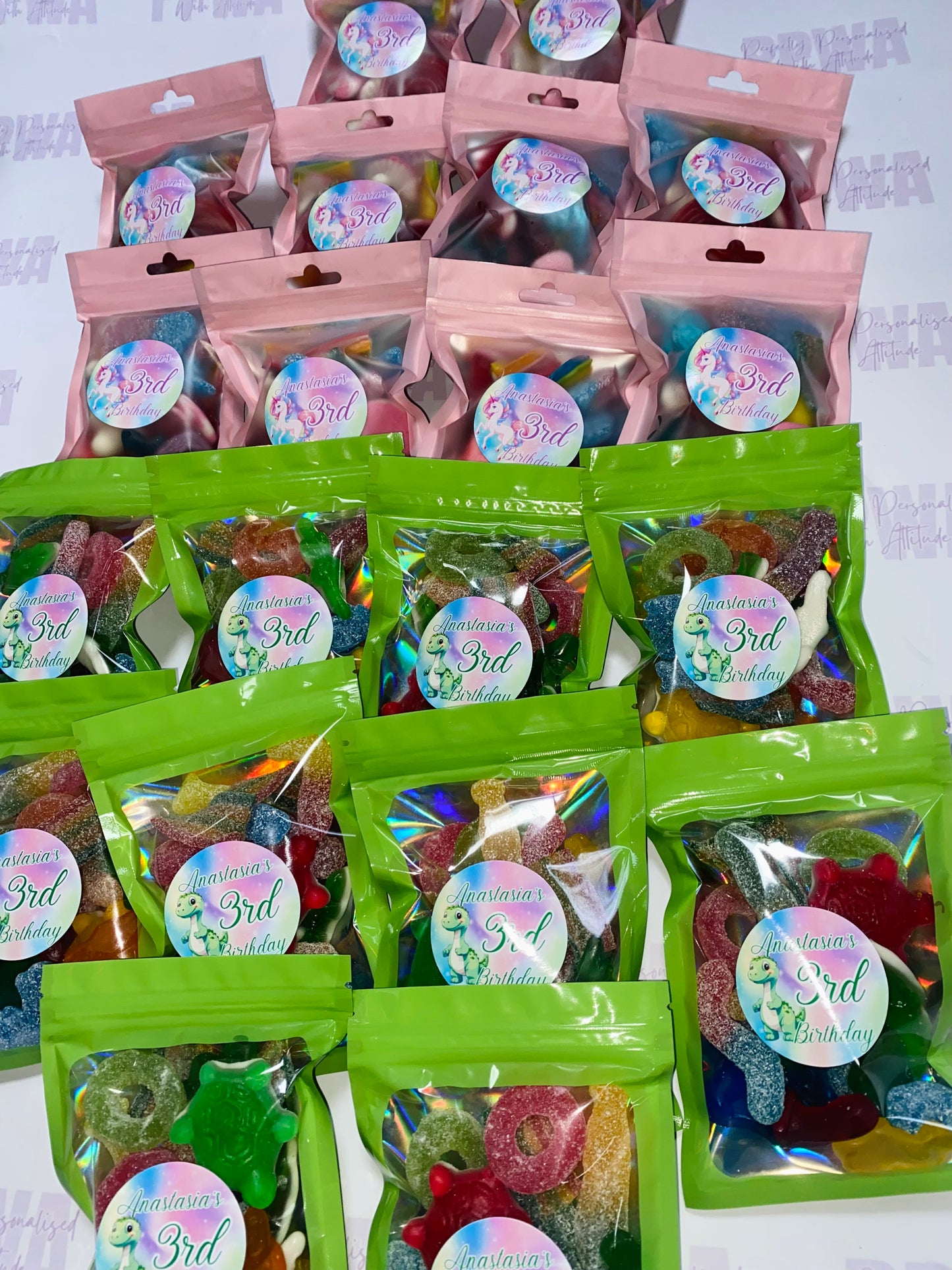 Custom Party Pouches 🍬